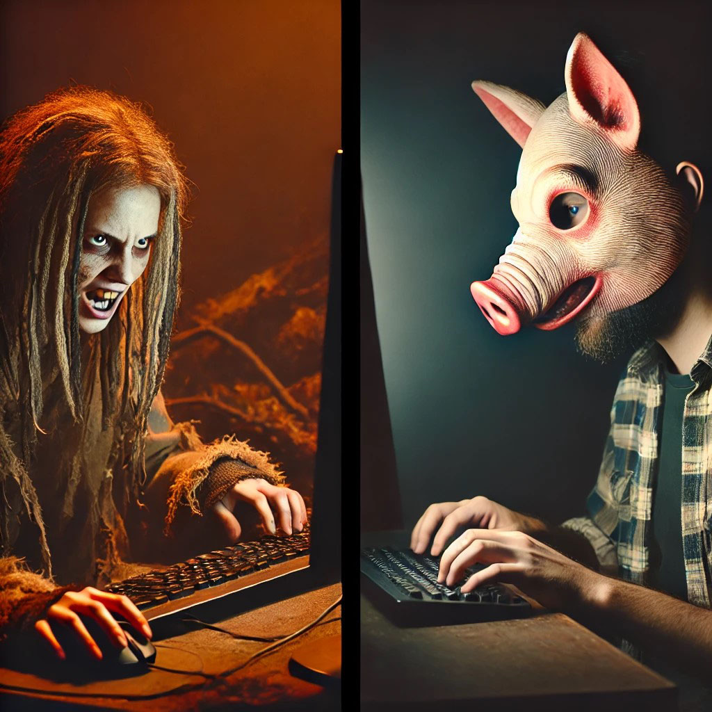 roleplay female cannibal and piggie