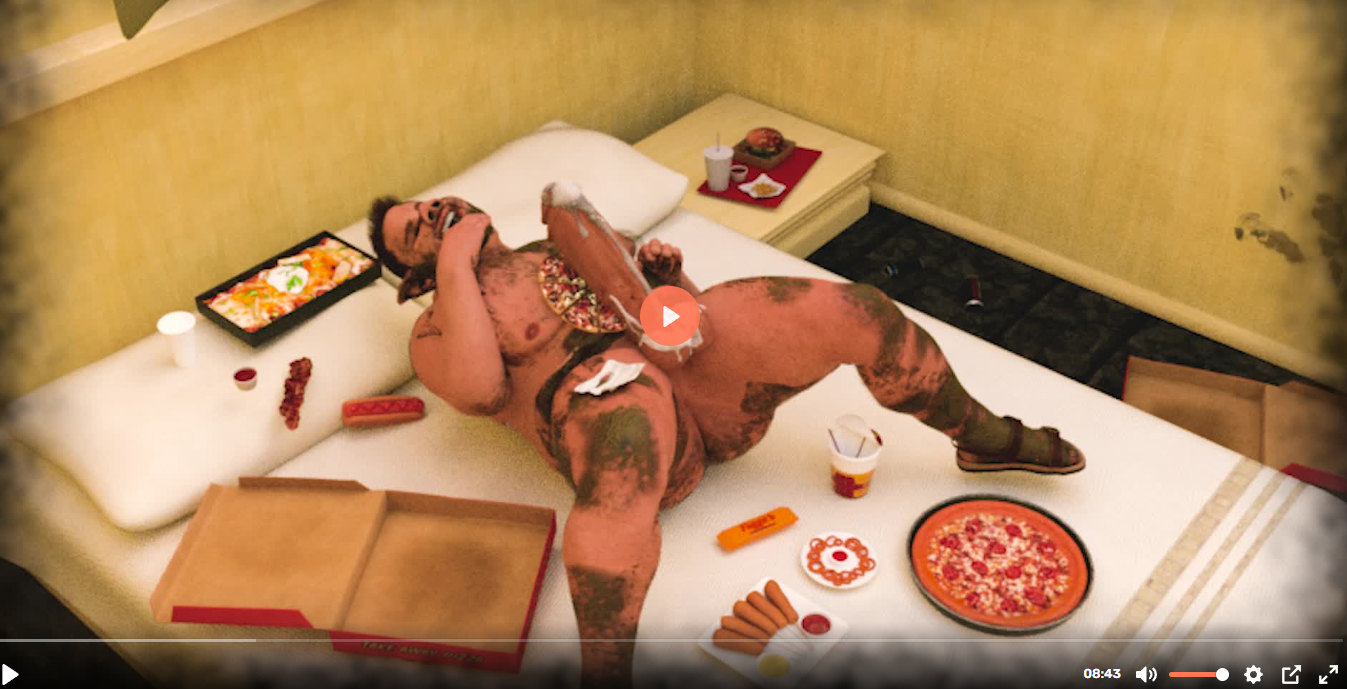 Fat Pigman JOI with Greasy Pizza EAT AND JERK EDITION