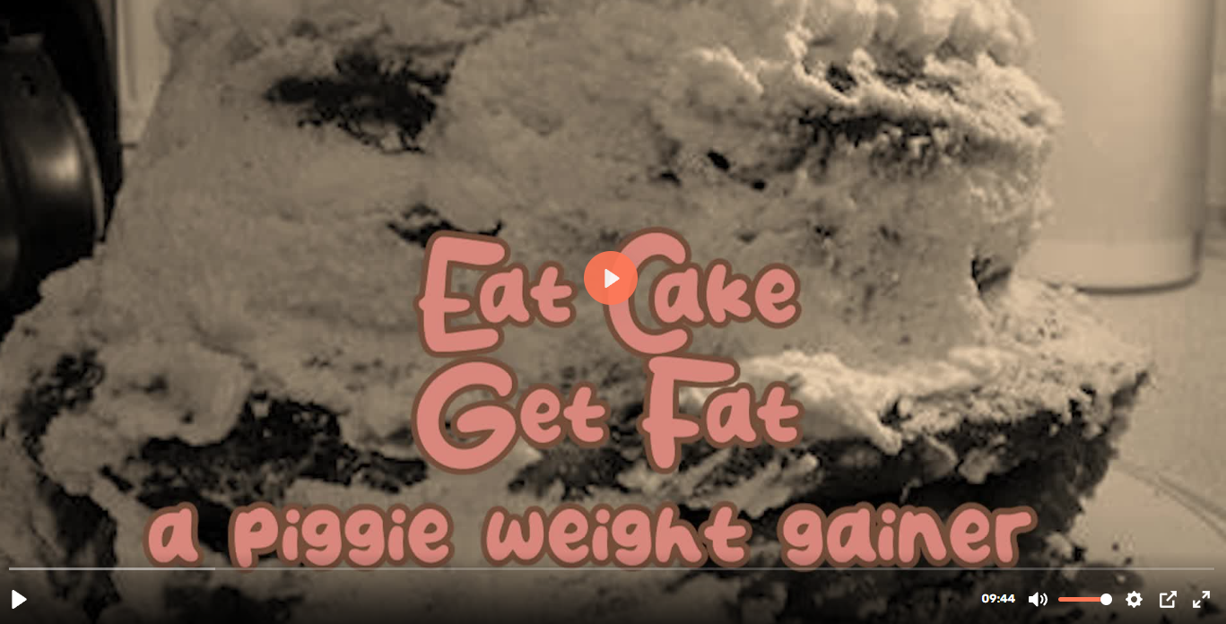 Eat Cake Get Fat a piggie weight gainer